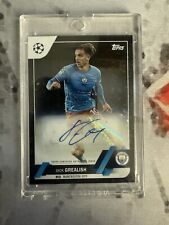 Jack Grealish auto 2022-23 Topps UEFA Club Competitions 8/10