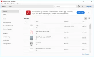 Adobe Acrobat Reader DC screenshot 1