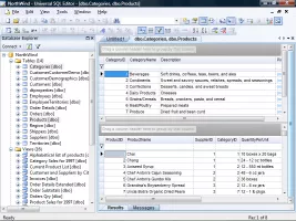 Query results (in stack layout)