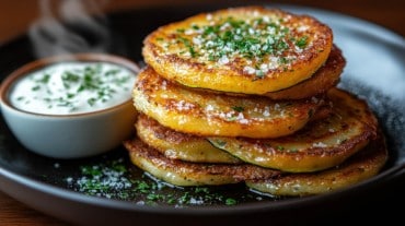 pancakes with dip