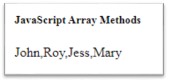 JavaScript Array from() Method