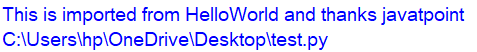 __file__ (A Special Variable) in Python