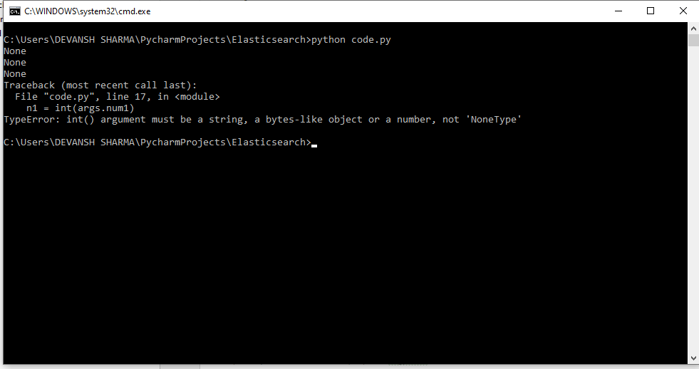 The argparse in Python