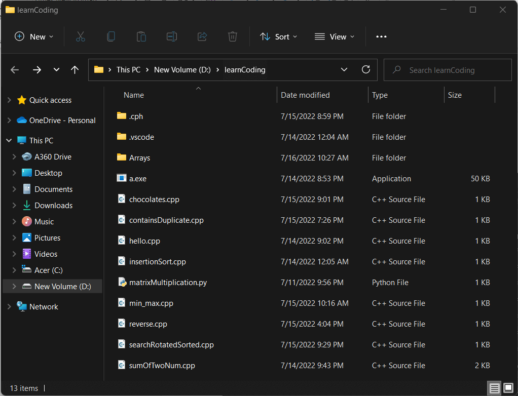 File Explorer using Tkinter in Python