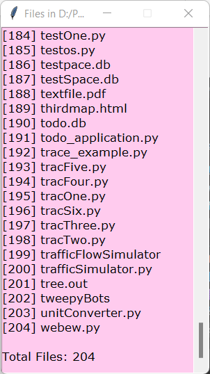 File Explorer using Tkinter in Python
