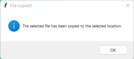 File Explorer using Tkinter in Python