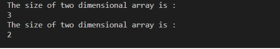 Python 2D array