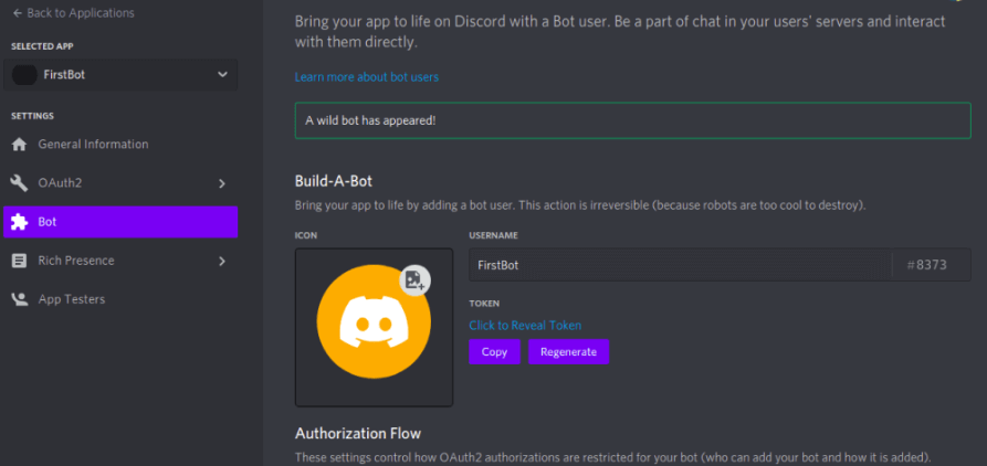 Python Discord Bot