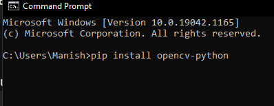 Python OpenCV object detection