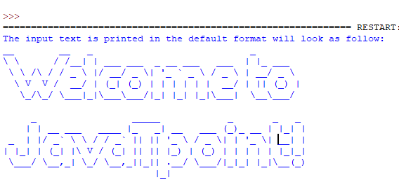 Python Pyfiglet Module