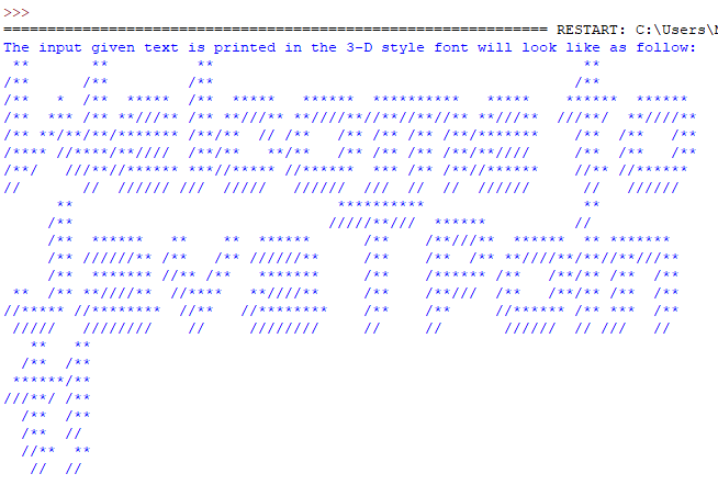 Python Pyfiglet Module