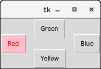 Python Tkinter Button