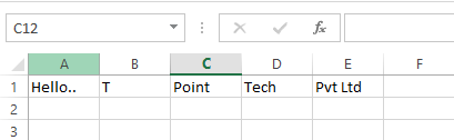 Python Write Excel File