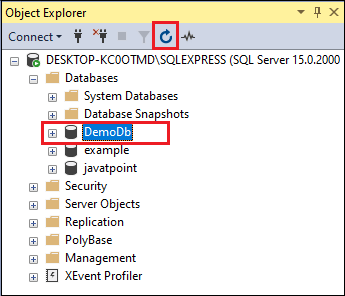 SQL Server CREATE DATABASE