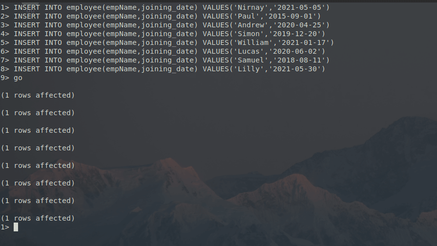 SQL Server DATEADD Function