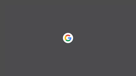 4K Ultra HD PC desktop wallpaper featuring a centered Google logo on a dark gray background, representing technology and modern digital branding.