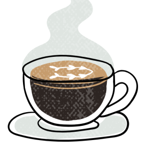 銀行員、午後3時にほっと一息。