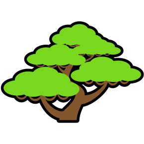 新春におめでた感を演出する松の木のアイコン素材