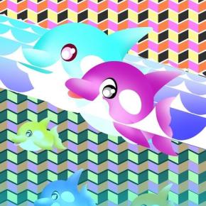 ウサギとネズミの見つめる先には・・