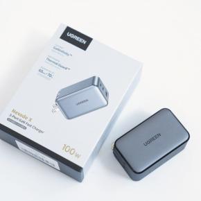 コンパクト＆100W出力！【UGREEN Nexode X】レビュー。ノートPCを2台同時に充電！3ポート搭載の大出力 PD対応 USB充電器