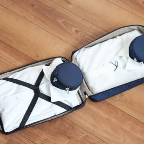 Yシャツ2枚収納！【TABITUS+ ワイシャツケース＆ネックポーチ】レビュー。シワにならない＆ネクタイも収納可。出張やYシャツの保管におススメ！