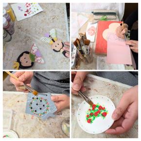 1日自宅レッスン風景！可愛く完成作品！