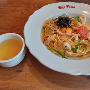 ジョリーパスタ「イカと舞茸の焼き明太子」（岩手県盛岡市本宮） ココ