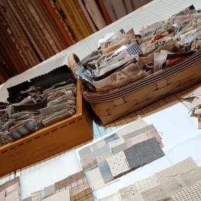 5㎝角の小さな布たち