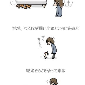 呼んでも来ない犬・11月28日のちょび太／【犬マンガ】