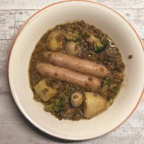 欧州風 レンズ豆の煮込み