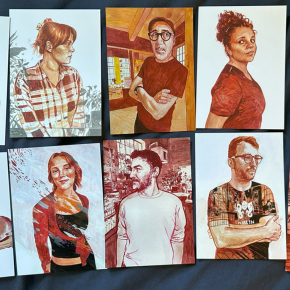 ブラス・カフェの絵葉書