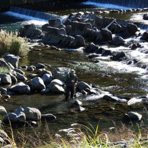 強風の中、竿出す人も、夕方は「Fmおだわら」で生放送…！！