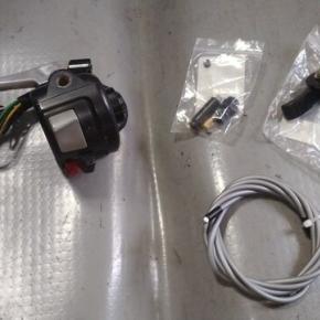 ☆★依頼車両 SA16J（5SU）＠3WFエンジン 延長手動チョーク加工的なぁ～ハンドルスイッチ周り等★SA16J 3RY 3KJ 3WF JOG ジョグ JOG90 アクシス90