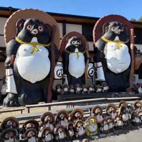 日帰りバスの旅①信楽陶苑たぬき村