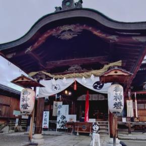 あさんぽで初詣