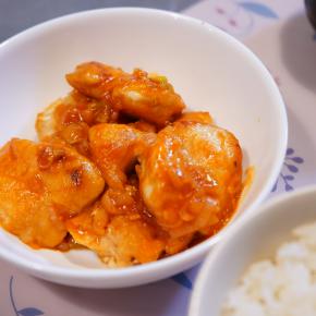 【むね肉のホットチリ炒め】2025.2.21