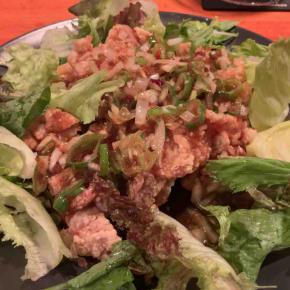 貴族風油淋鶏とワイン！青春貴族倶楽部