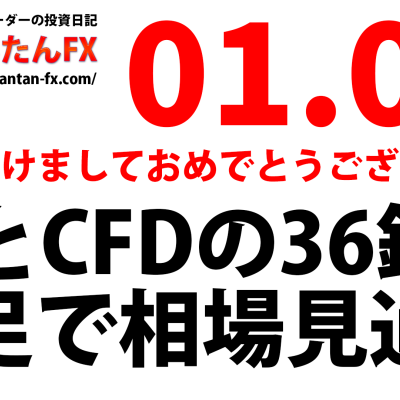 1月2日：FXとCFD市場の相場見通し