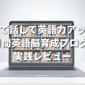 【レビュー】30日間英語脳育成プログラムをオンラインで実践！英会話初心者が感じた変化