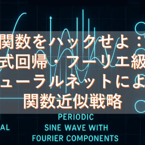 関数をハックせよ：多項式回帰・フーリエ級数・ニューラルネットによる関数近似戦略