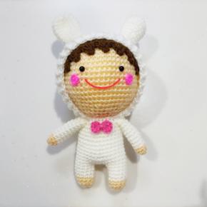 うさぎの着ぐるみタイプ あみぐるみ ネットショップにUP
