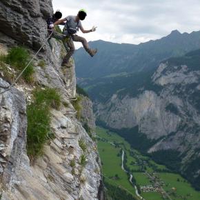 July 2013 Living in Switzerland ⑪ Viaferrata 2013年7月 スイス生⑪ 恐怖のヴィアフェラータ