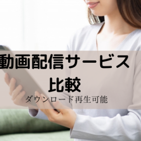 ダウンロード再生可能 動画配信サービス 比較
