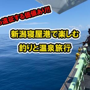 東京から遠征する価値あり！新潟・村上市寝屋港で楽しむ春夏のタイラバ＆夜釣り便と温泉旅行
