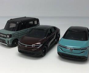 25年12月トミカ新車 日産リーフ、スズキスペーシアギア