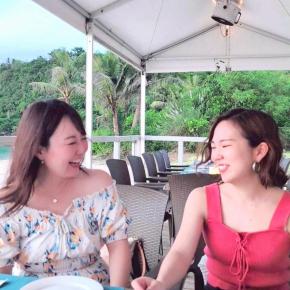 母が撮ってくれた姉妹写真inグアム