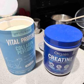 【ご飯日記】コラーゲンとクレアチンをオートミールやスープに🥣