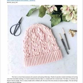 私の推し活！海外パターン「Winter Berry Hat」買いました