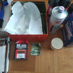 モンキー125 オイルフィルター交換