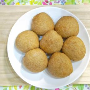 小松菜と塩昆布のおにぎりパン #OnigiriAction